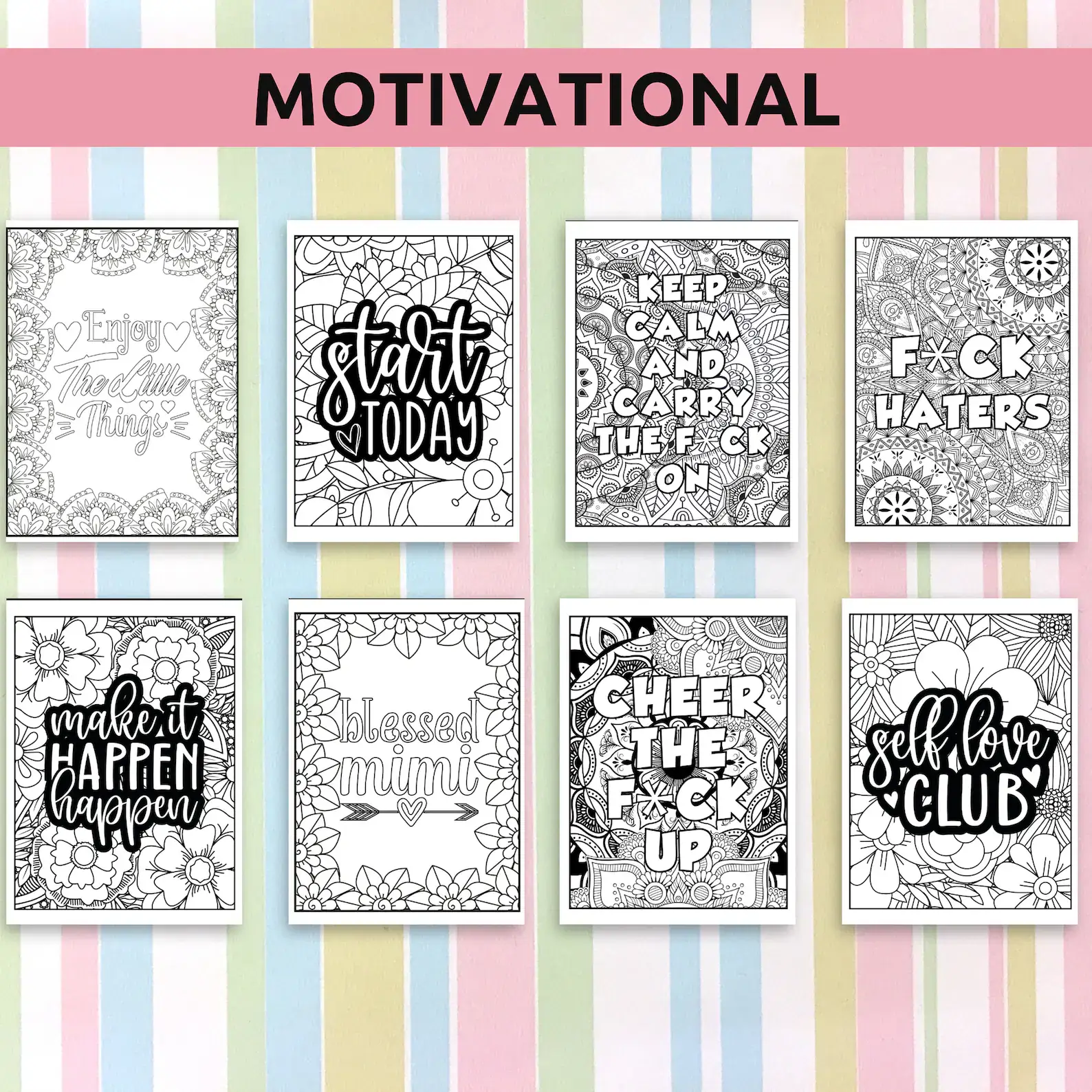 10,000+ Pages PLR Coloring Books | With Resell Rights - Image 11