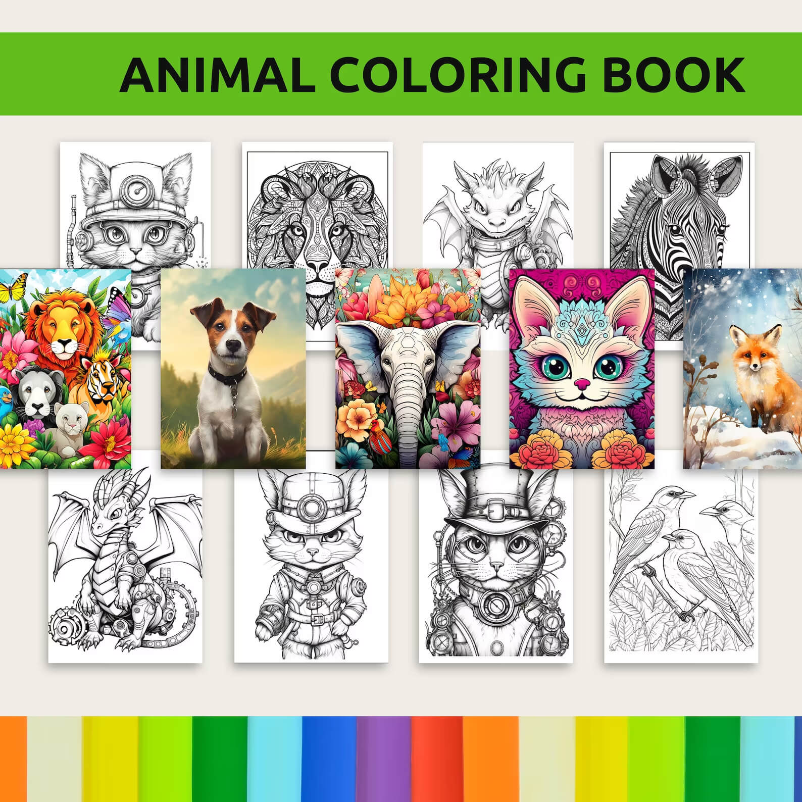 10,000+ Pages PLR Coloring Books | With Resell Rights - Image 7