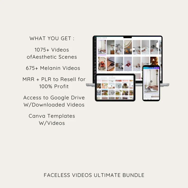 1750+ Faceless Videos Posts with Resell Rights - Image 3