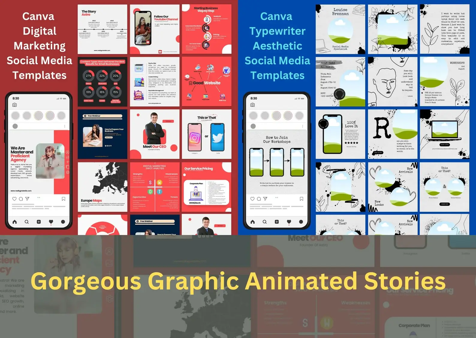 2250+ Editable Social Media Templates | Boost Engagement & Grow Your Brand for the Next 5+ Years - Image 8