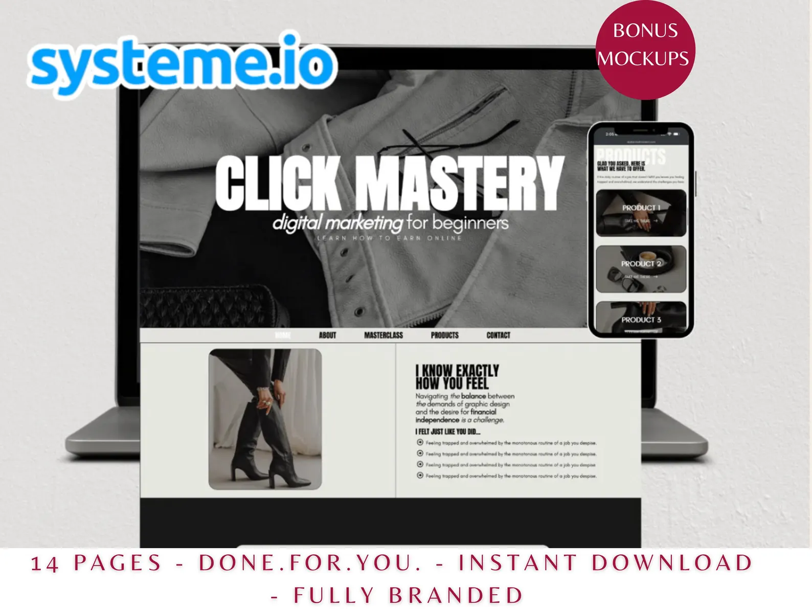 8 Systemeio Readymade Websites/Funnels - Image 3