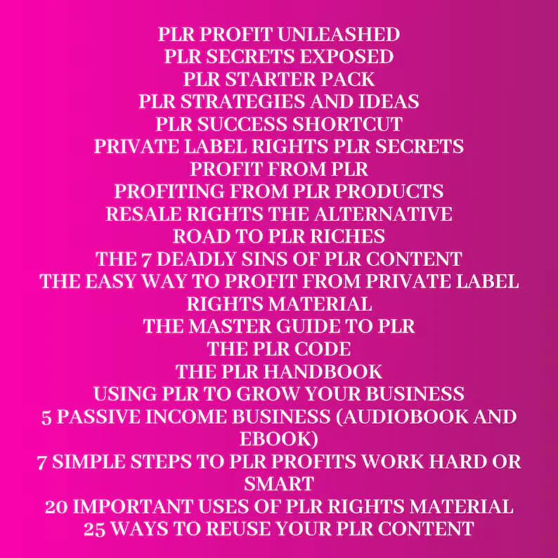 Learn How to Resell Digital with PLR & MRR | Reseller Super Pack - Image 5