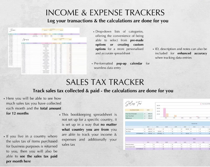 PLR Bookkeeping Spreadsheets with Resell Rights Included - Image 4