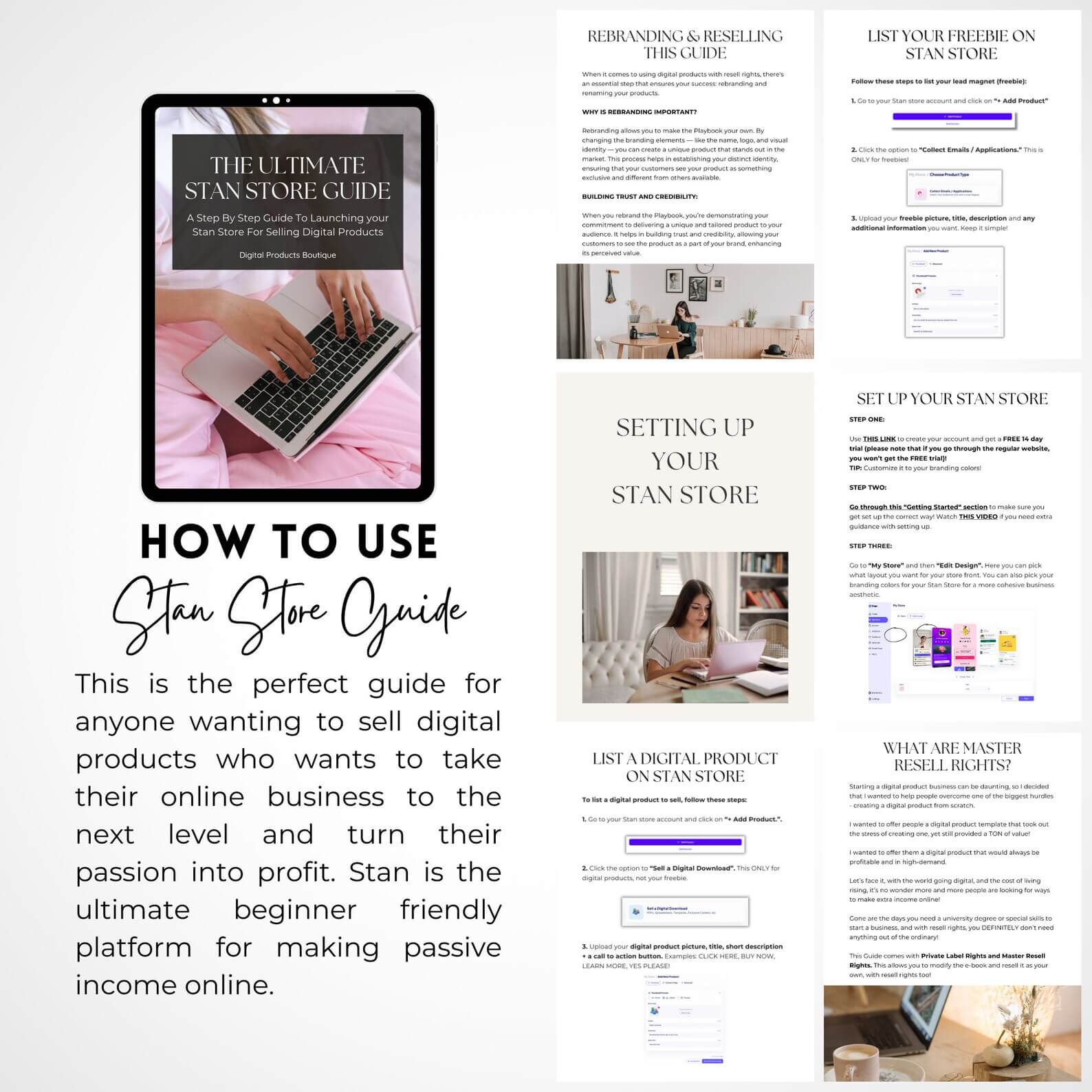 The Ultimate Stan Store Guide with Master Resell Right and Private Label Rights | DFY Digital Marketing Product - Image 5